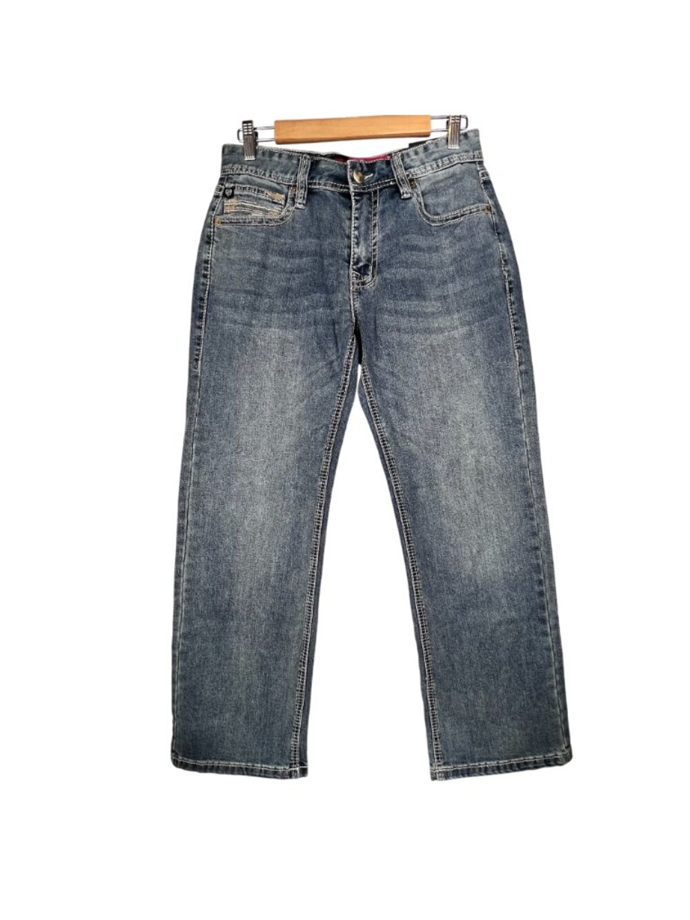 NWT Rock & Roll Jeans Mens Double Barrel Straight Boot 30x30 Relaxed Fit Denim - Picture 12 of 16